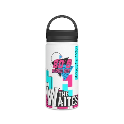 [WWB] The Waites 12oZ Stainless Steel Water Bottle, Handle Lid